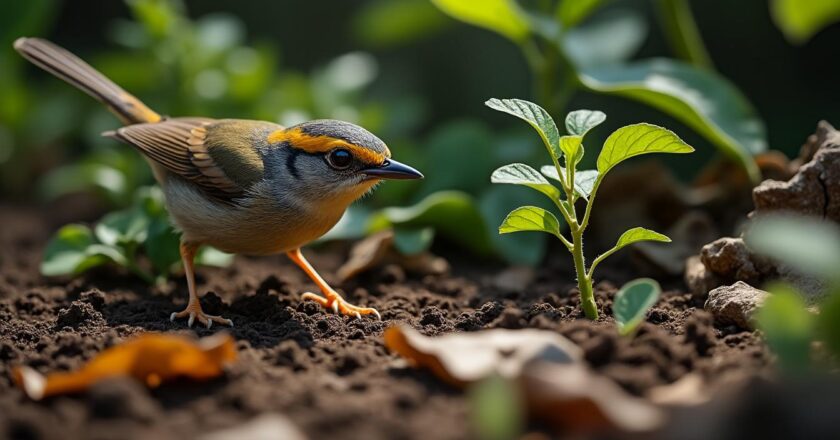 Cet oiseau minuscule aux allures de prédateur envahit à nouveau nos jardins