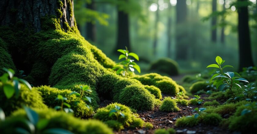 Découvrez la mousse dans la foret et son rôle essentiel dans l’écosystème