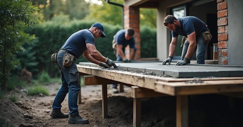 Pourquoi et comment faire une terrasse béton sur pilotis chez soi