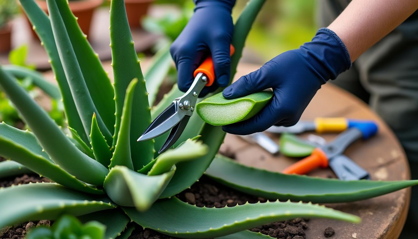 découvrez comment tailler un aloe vera sans abîmer la plante : conseils pratiques étape par étape pour favoriser la croissance et garder votre aloe vera en pleine santé.