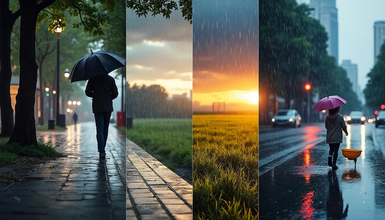 découvrez la différence entre pluie éparses et averses en météorologie, et apprenez à mieux interpréter les prévisions météo pour anticiper la météo de votre journée.