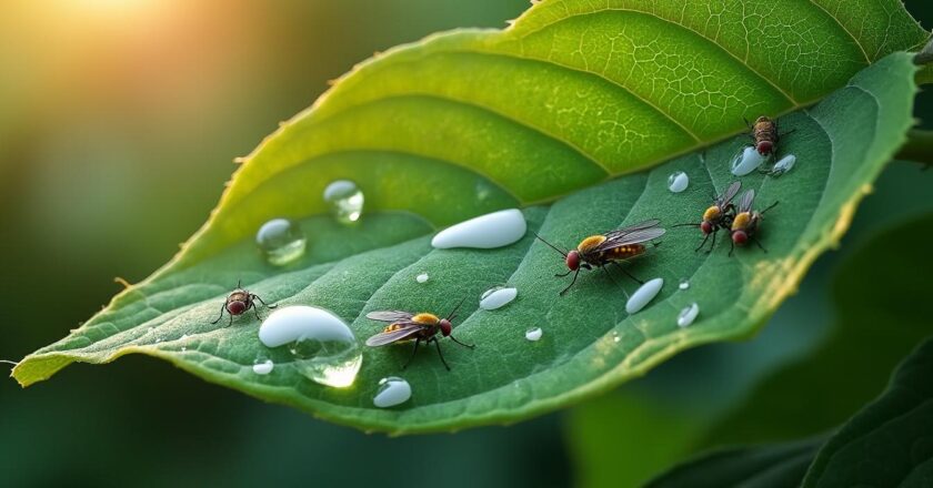 Pourquoi le vinaigre blanc est essentiel pour traiter la Mouche blanche (Aleurode)