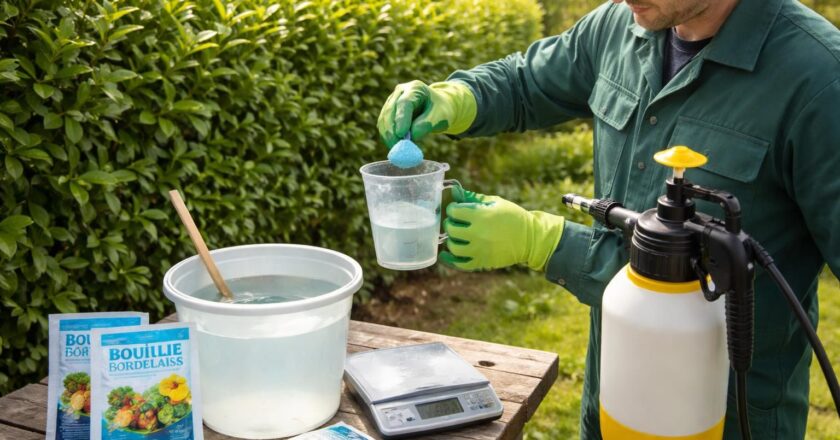 Comment doser la bouillie bordelaise pour une haie de laurier saine ?