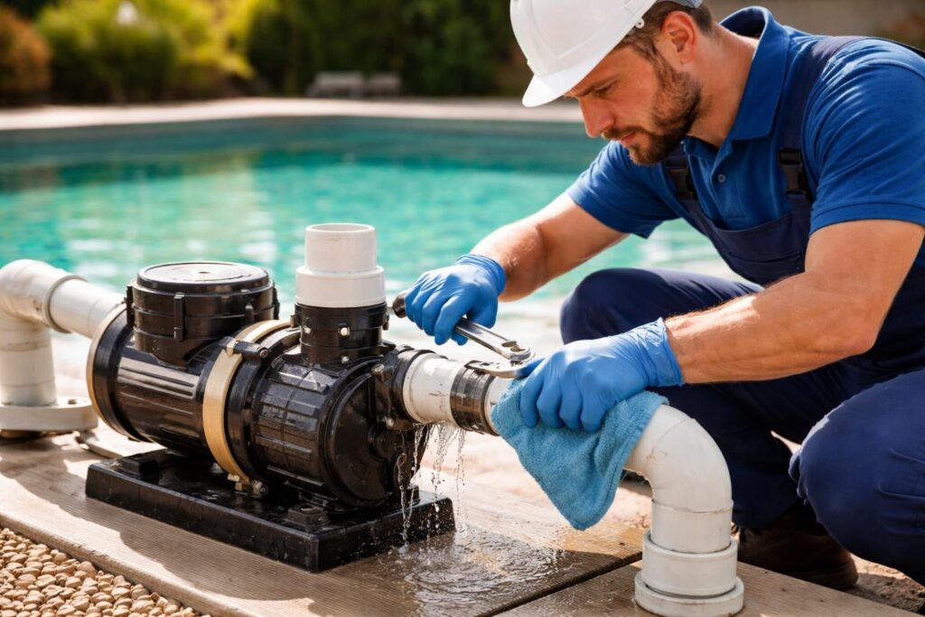 apprenez à identifier et réparer rapidement une fuite de pompe de piscine pour assurer un fonctionnement optimal et éviter les pertes d'eau.