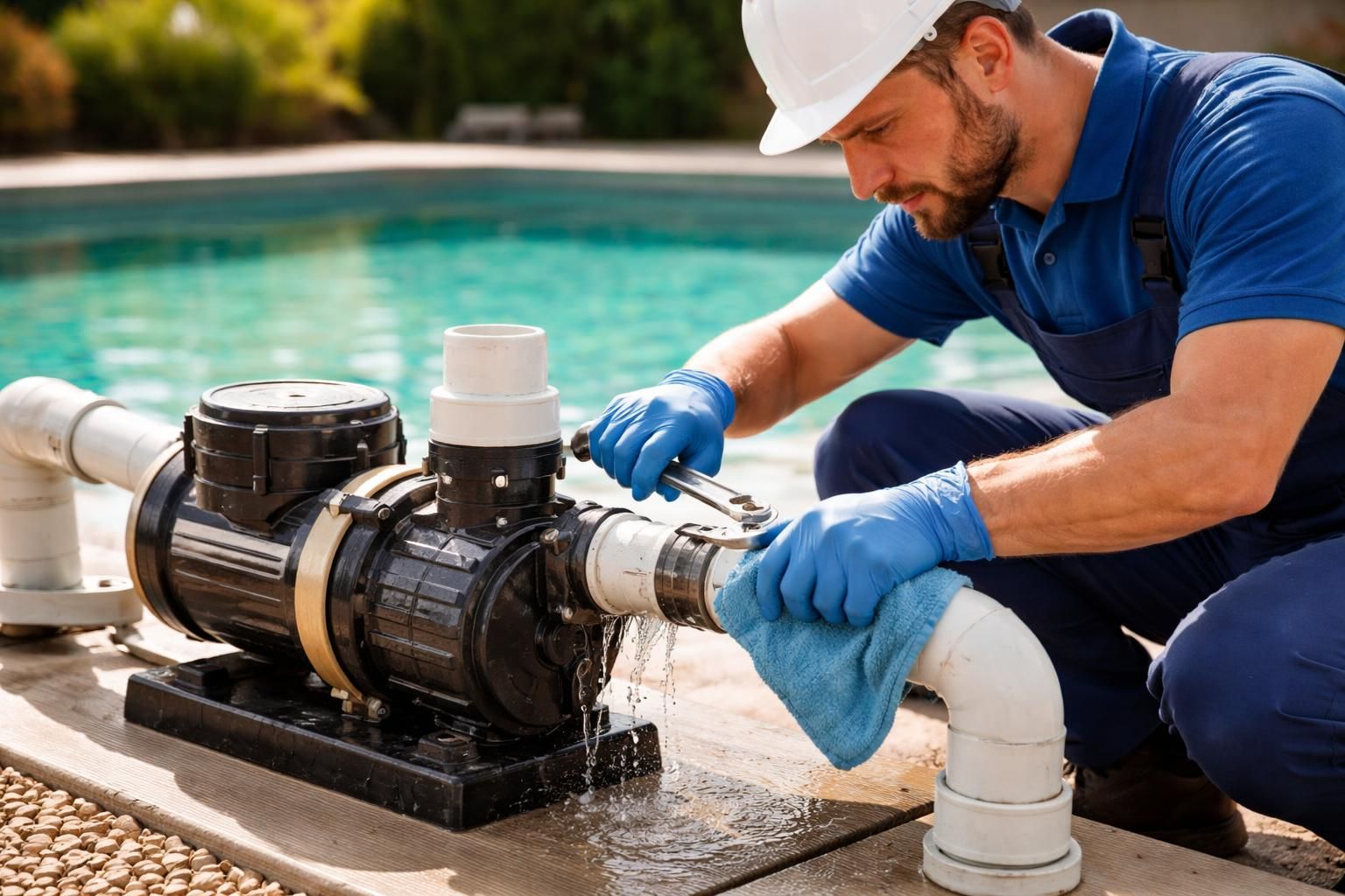 apprenez à identifier et réparer rapidement une fuite de pompe de piscine pour assurer un fonctionnement optimal et éviter les pertes d'eau.