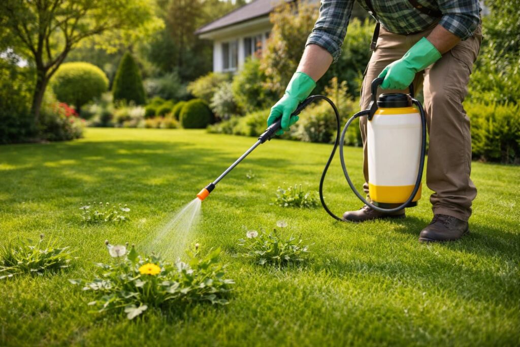 découvrez comment appliquer correctement les désherbants sélectifs pour gazons et évitez les erreurs courantes pour un gazon sain et impeccable.