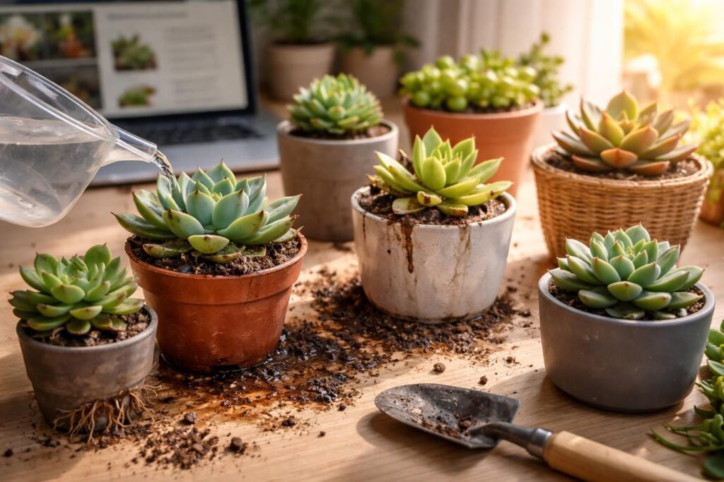 découvrez les erreurs courantes à éviter pour réussir l'entretien de vos succulentes et assurer leur santé et leur beauté tout au long de l'année.