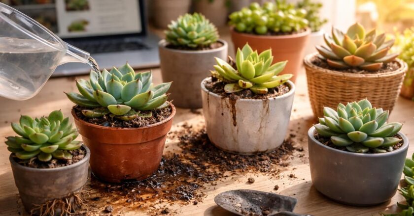 Entretien des succulentes : erreurs courantes à éviter