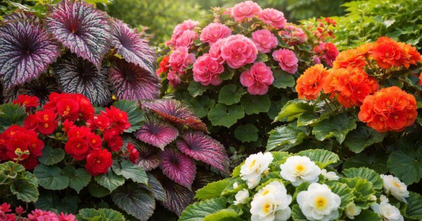 Explorez les types de bégonias les plus populaires parmi les jardiniers