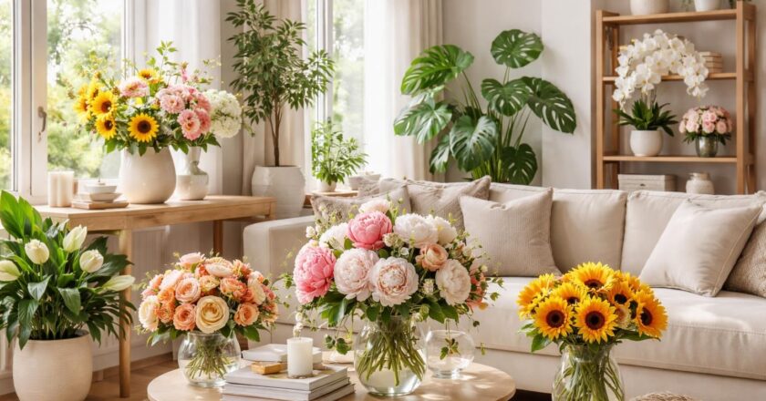 Inspiration déco : intégrer des fleurs connues dans votre intérieur