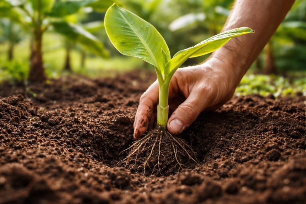 découvrez notre guide complet pour faire pousser et planter une banane dans la terre, des conseils pratiques pour réussir votre culture à la maison.