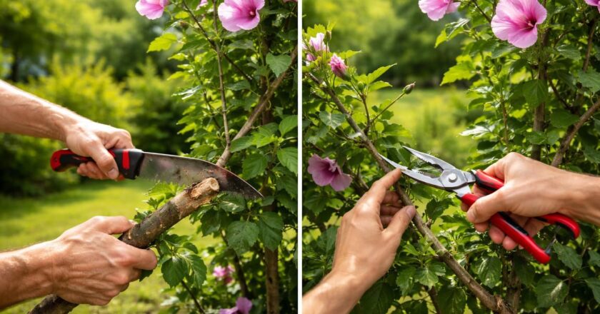 Les erreurs à éviter lors de la taille des althéas