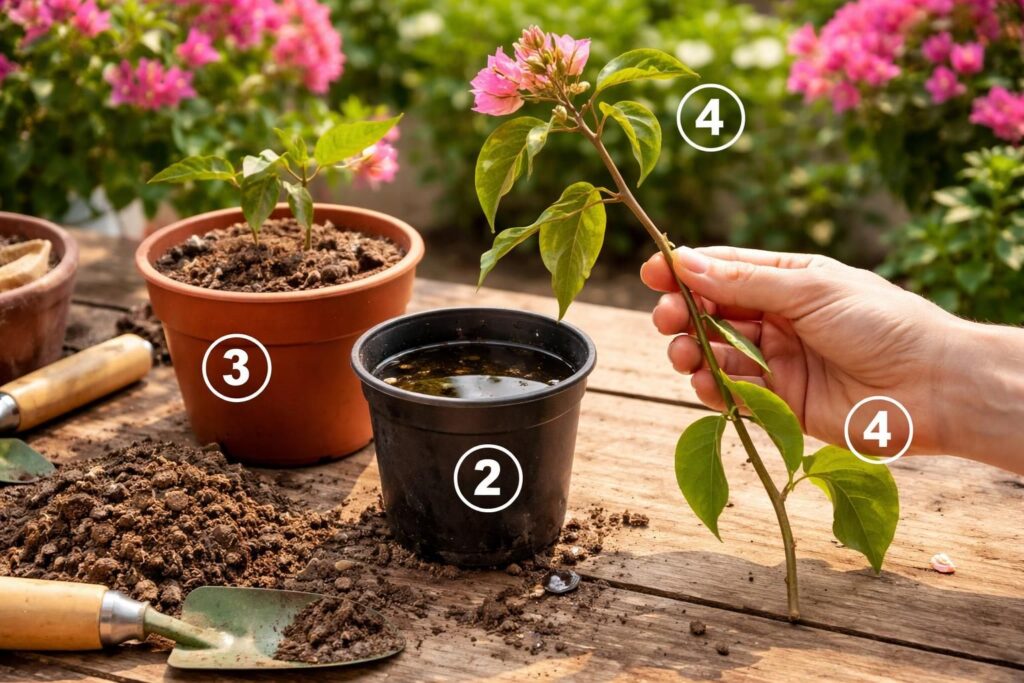 découvrez les erreurs courantes à éviter pour réussir la bouture de votre bougainvillier et assurer une croissance saine et vigoureuse.