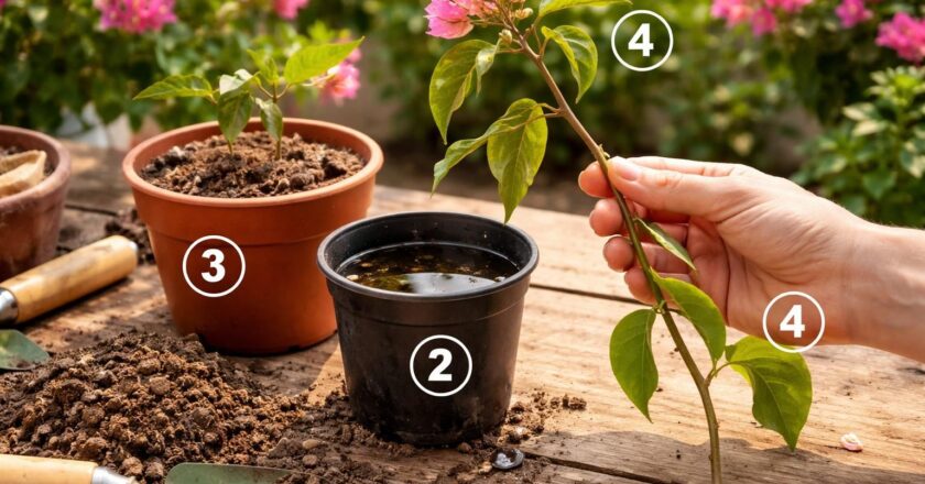 Les erreurs à éviter lors de la technique de bouturer un bougainvillier