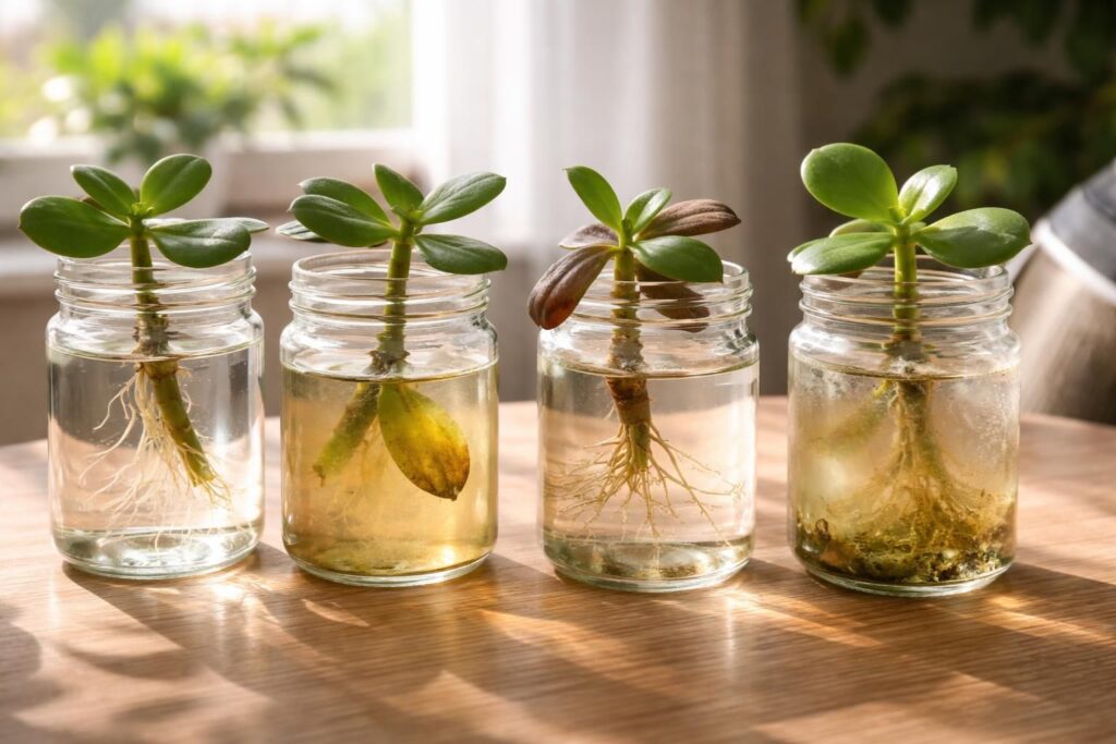 découvrez les erreurs courantes à éviter lors de la bouture du crassula dans l'eau pour garantir une propagation réussie et des plantes saines.