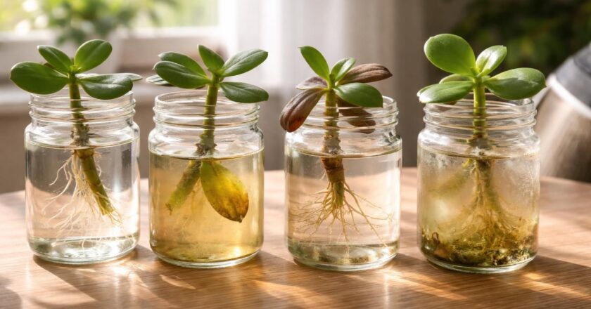Les erreurs à éviter quand vous bouturez le crassula dans l’eau