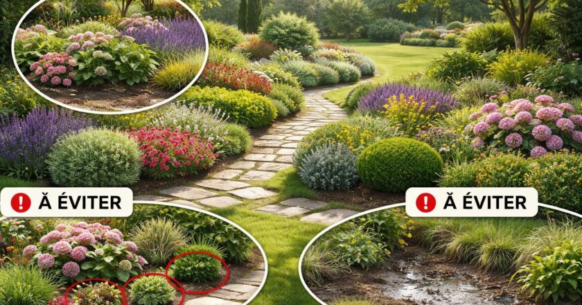 Aménagement massif jardin : plans simples et erreurs à éviter