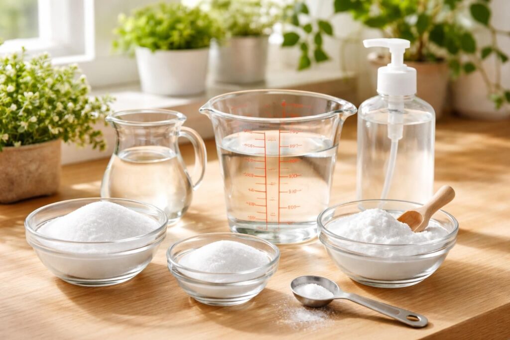 découvrez nos astuces et conseils pour doser efficacement un désherbant naturel à base de vinaigre, sel, produit vaisselle et bicarbonate, pour un jardin sans mauvaises herbes de manière écologique.