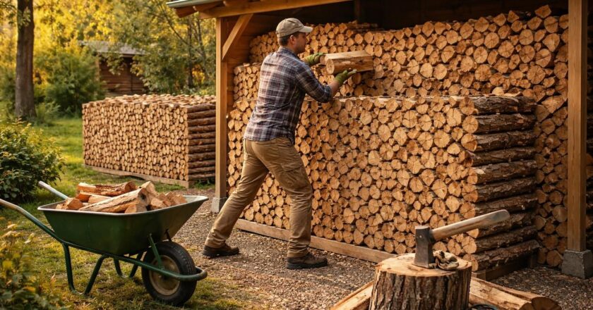 Combien de temps pour ranger 5 stères de bois : astuces pour optimiser votre temps
