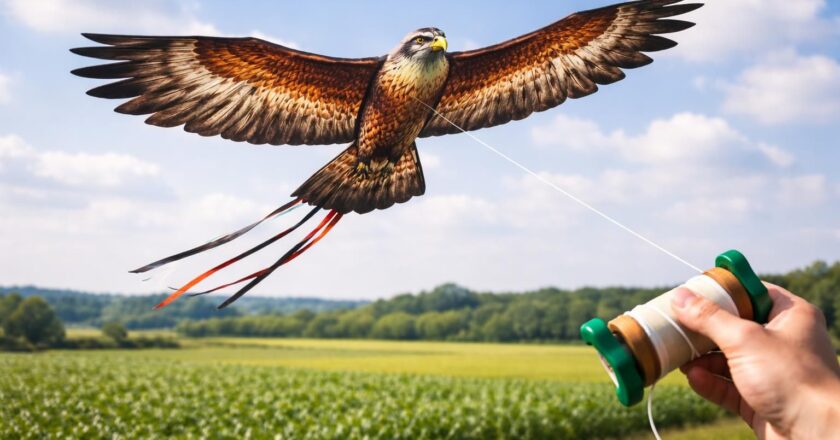 Effaroucheur oiseau en cerf-volant : mode d’emploi