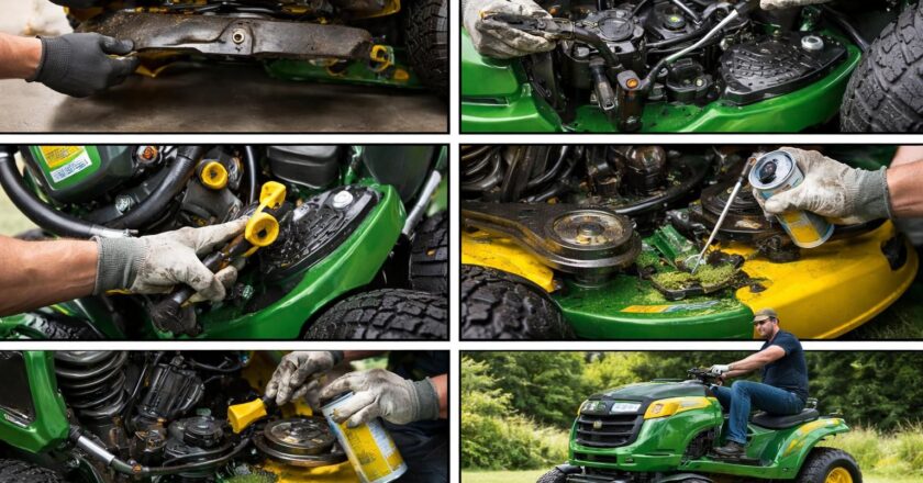 Guide étape par étape sur le problème d’enclenchement de lame de tracteur tondeuse John Deere