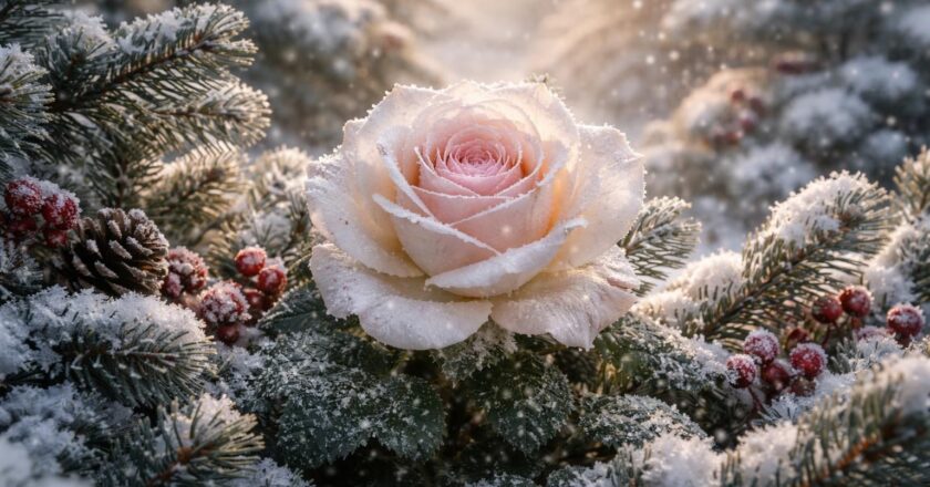 La rose d&rsquo;hiver de Noël : la touche unique pour embellir votre jardin