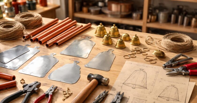Les matériaux indispensables pour apprendre comment fabriquer des cloches de jardin