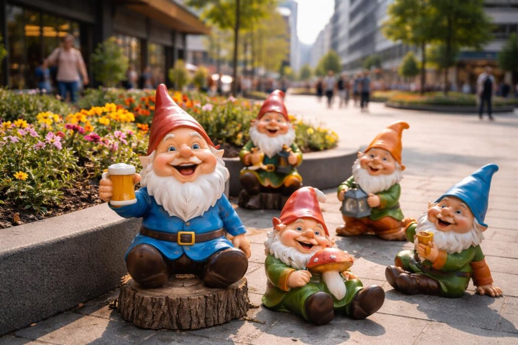 découvrez comment les nains de jardin rigolos apportent une touche de gaieté et de charme aux espaces urbains, en rendant les environnements plus accueillants et joyeux.