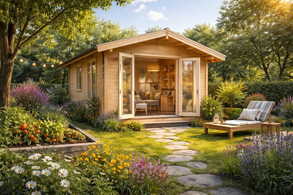 découvrez les avantages d'un chalet de jardin habitable sans permis de construire, une solution pratique et rapide pour agrandir votre espace de vie en toute légalité.