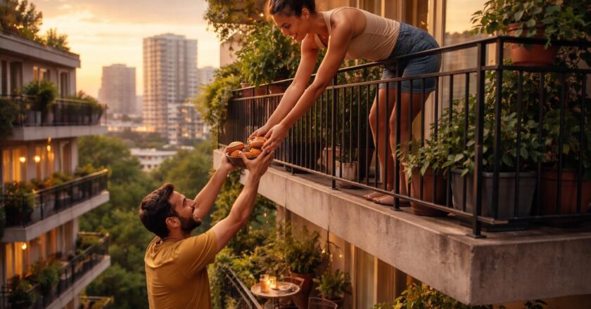 Récupérer la vue depuis votre balcon grâce au balcon du voisin du dessus