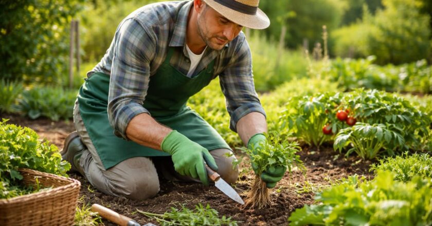 Traitement de la porcelle enracinée : guide pas à pas pour les jardiniers