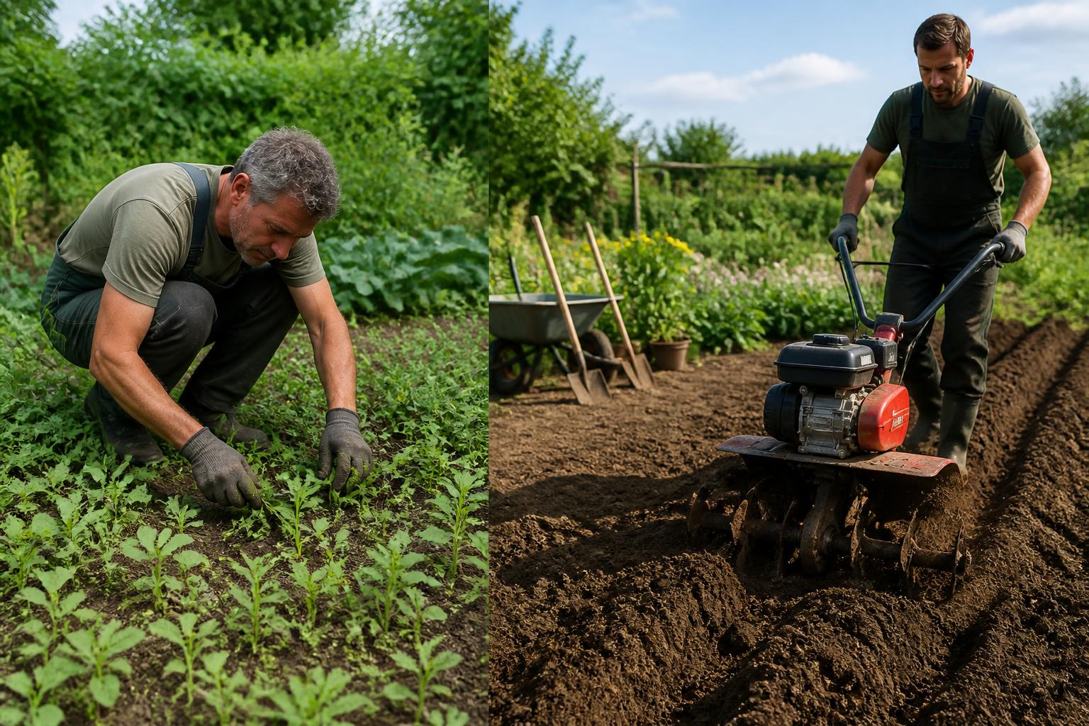 découvrez quand et comment désherber avant de passer le motoculteur avec notre guide pratique, destiné à tous les jardiniers pour un sol parfaitement préparé.