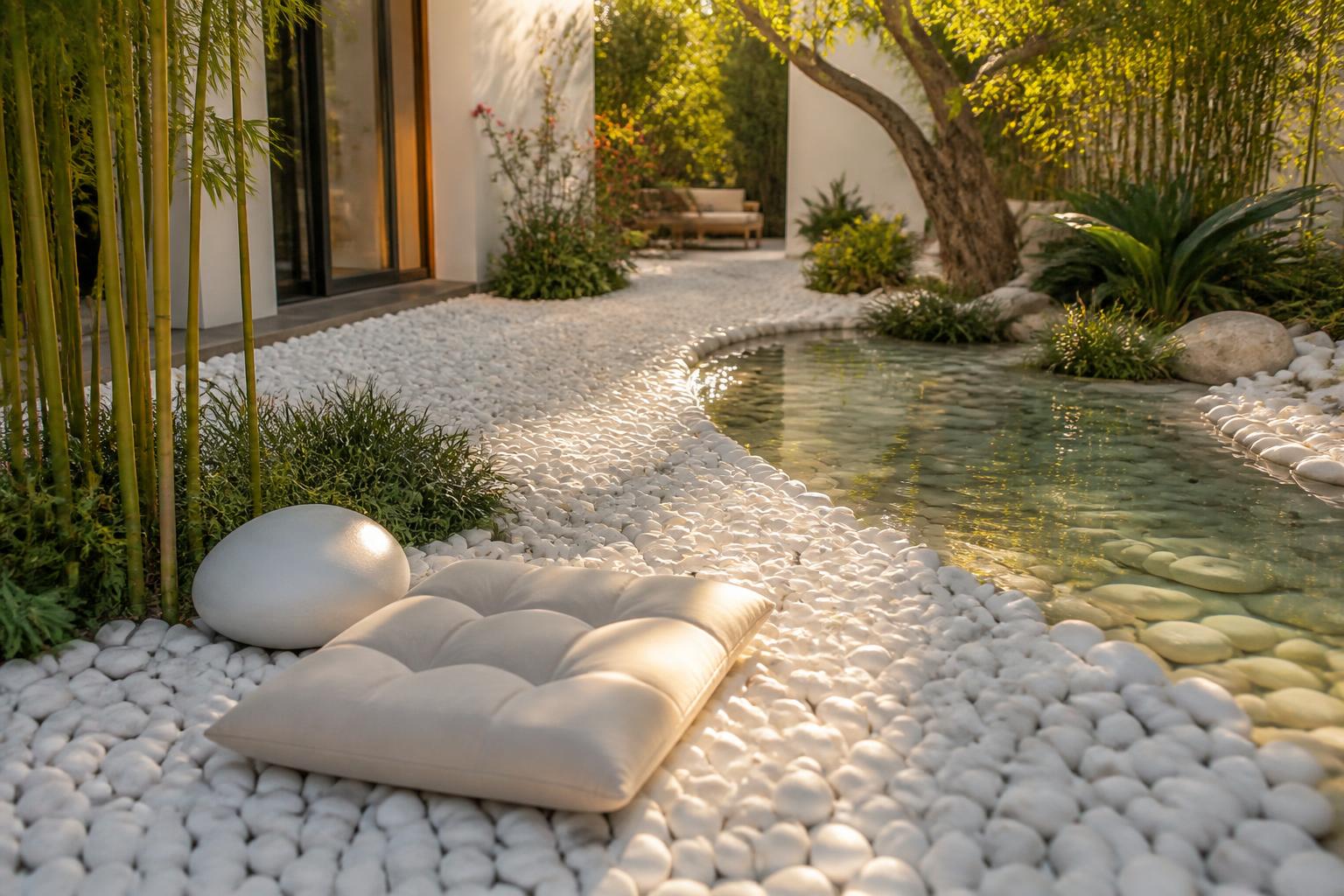 découvrez où et comment utiliser le galet blanc en extérieur pour sublimer vos espaces extérieurs avec élégance et naturel.