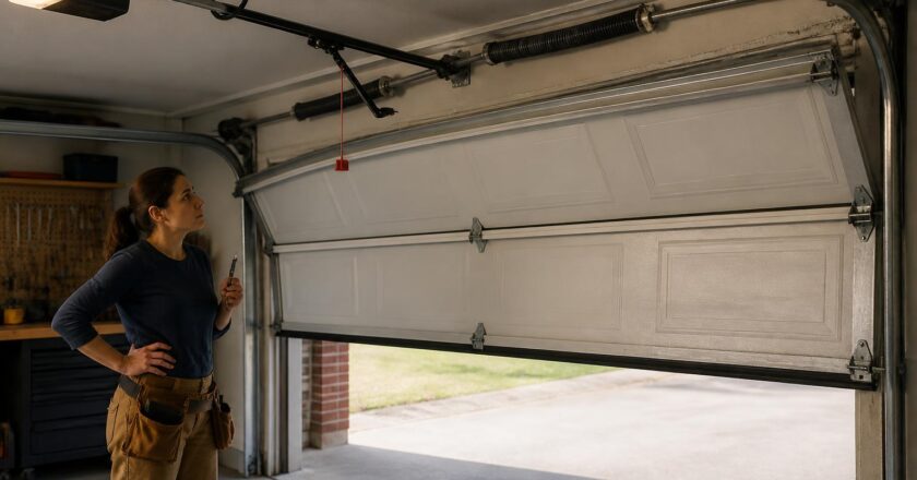 Les erreurs à éviter lorsque ma porte de garage ne s’ouvre pas complètement