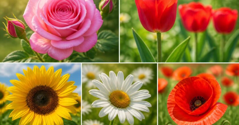 Les noms des fleurs en français expliqués : une approche simple pour les débutants