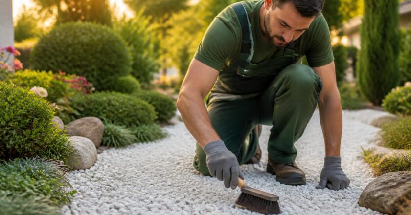 Les secrets de jardinier pour savoir comment nettoyer des cailloux blancs extérieurs