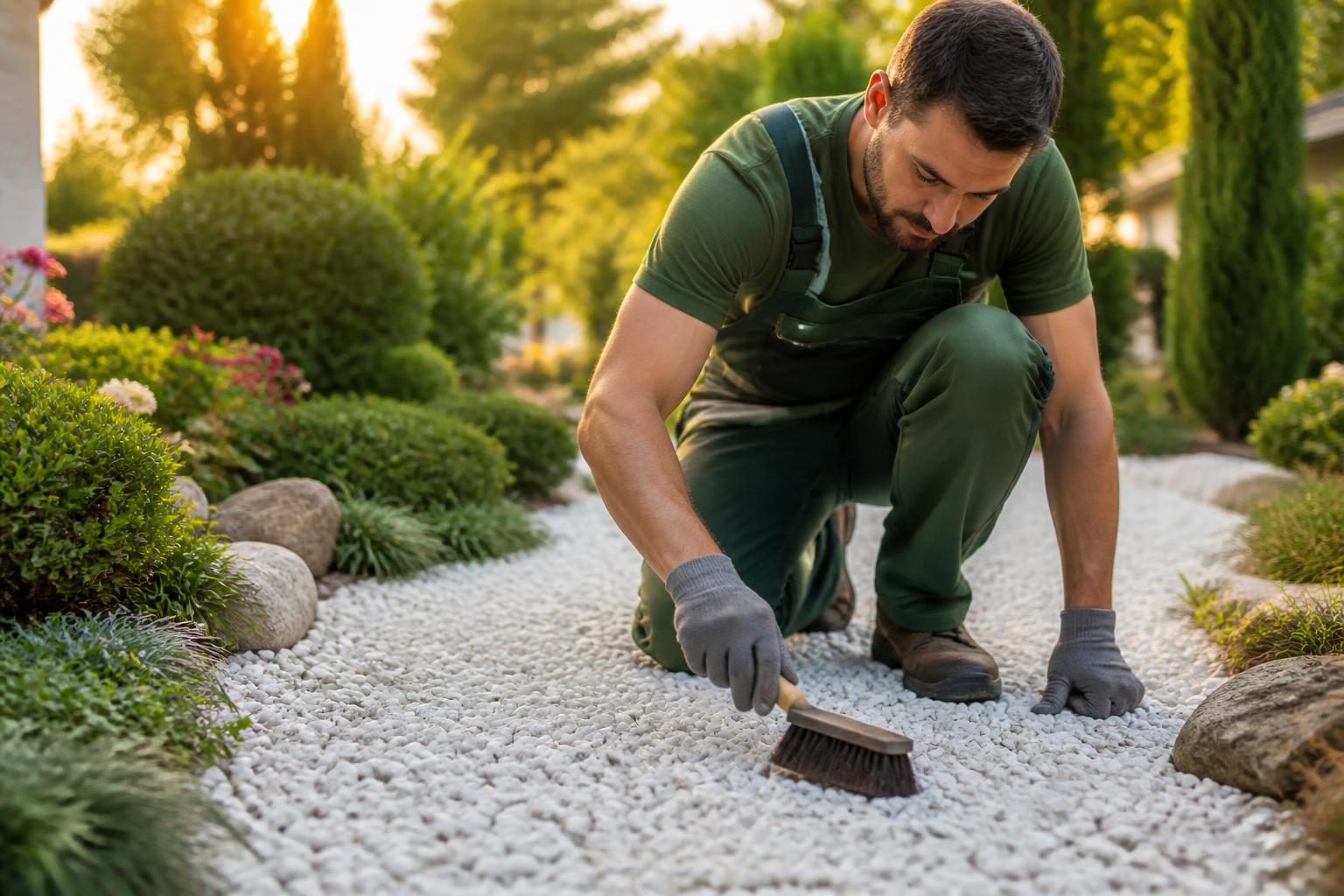 découvrez les astuces de jardinier pour nettoyer efficacement vos cailloux blancs extérieurs et leur redonner tout leur éclat facilement.