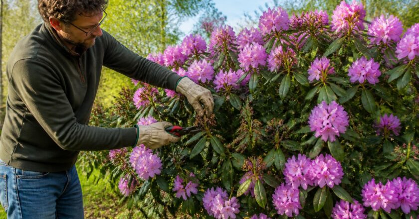 Quand et comment réaliser la taille des rhododendrons ?