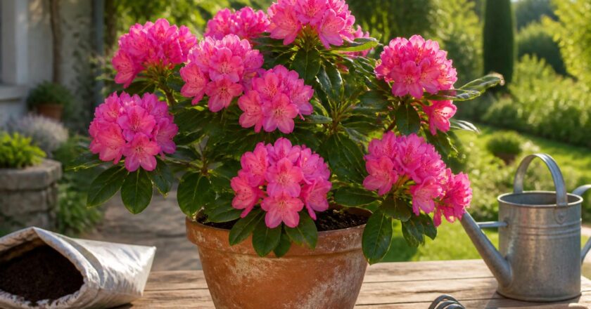 Rhododendron en pot : un guide d’entretien pour les jardiniers débutants