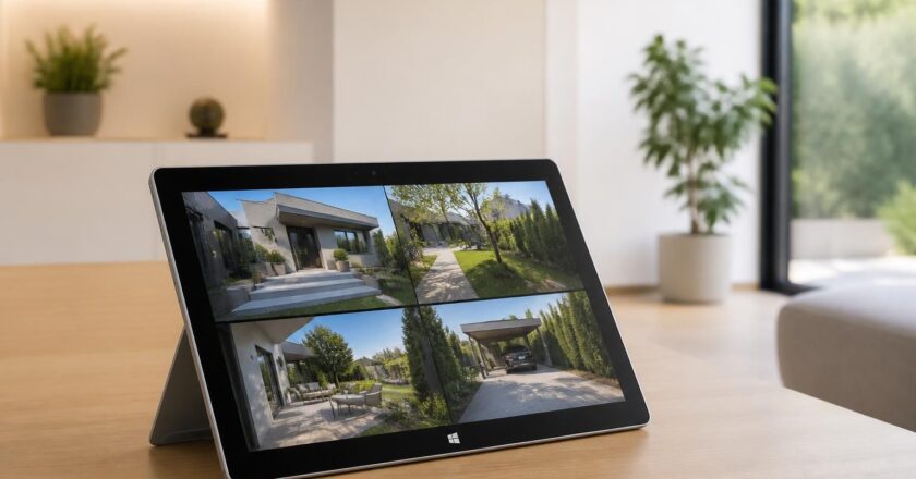 Caméras extérieures en live : transformer la tablette tactile Microsoft pour la domotique en poste vidéo