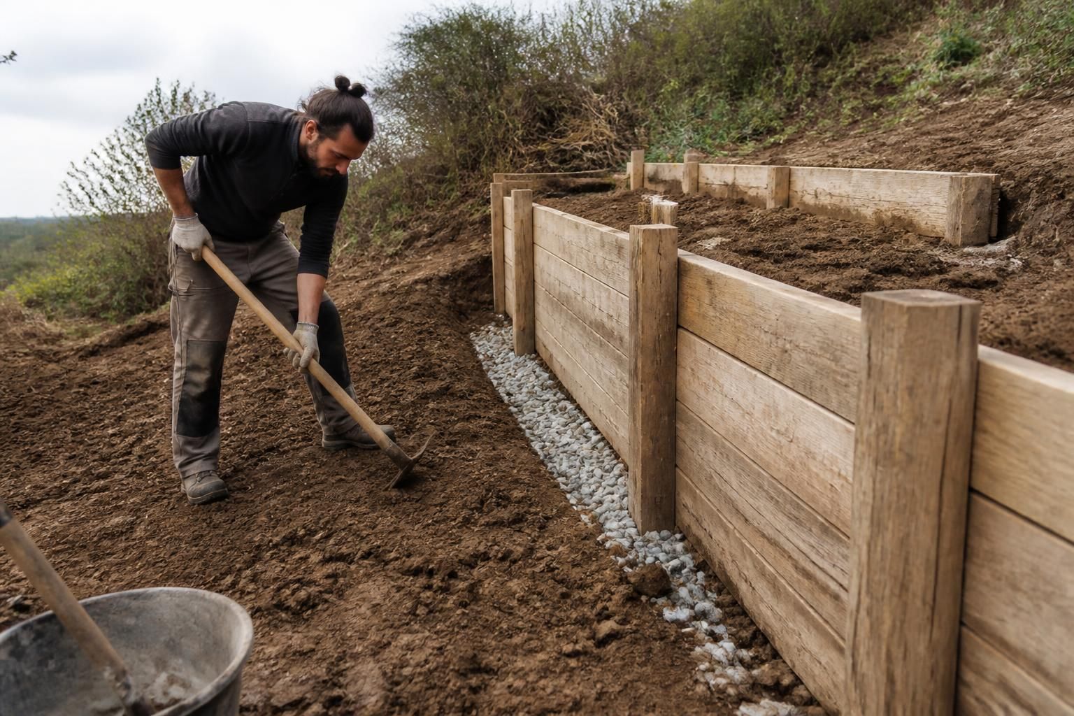 découvrez comment éviter les erreurs courantes lors de la réalisation d'une retenue de terre pas cher pour un chantier sécurisé et économique.