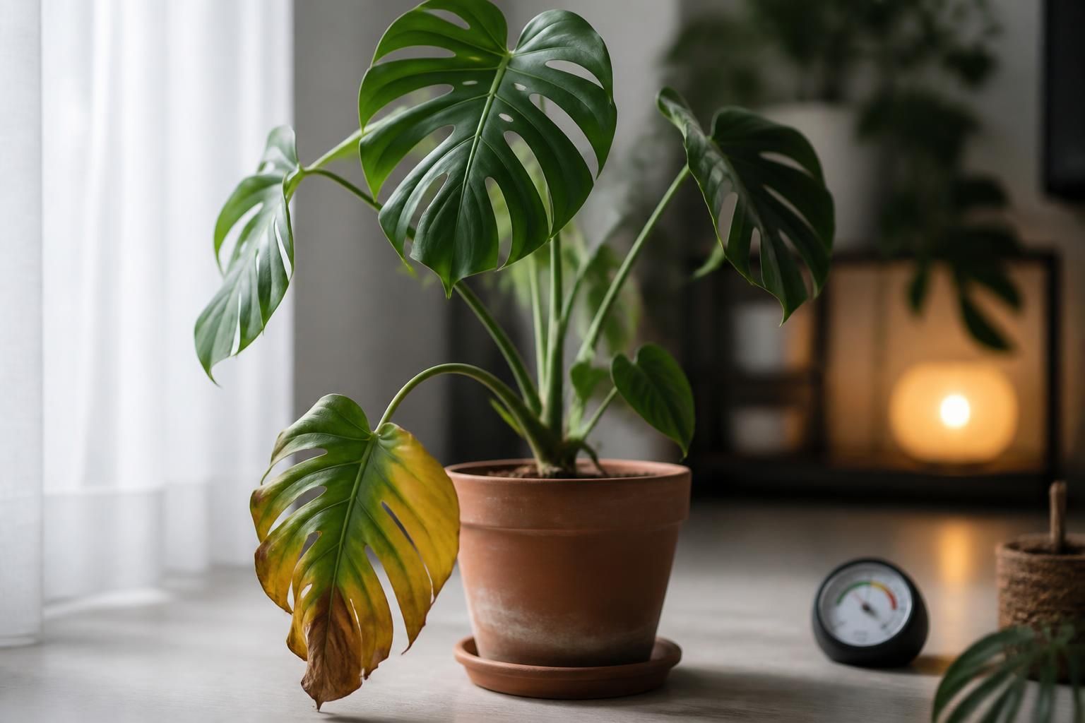découvrez comment la chute des feuilles de la monstera peut révéler un stress environnemental et apprenez à identifier les causes pour mieux prendre soin de votre plante.