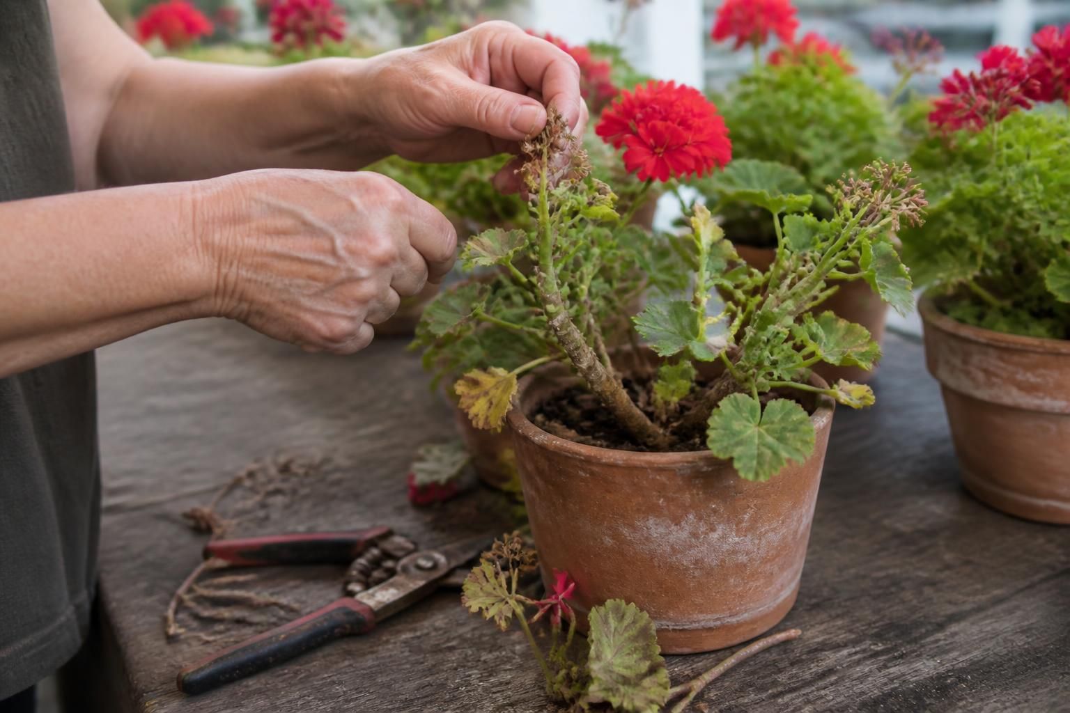 découvrez les erreurs courantes à éviter lors de la taille des géraniums pour assurer leur santé et une floraison optimale toute l'année.