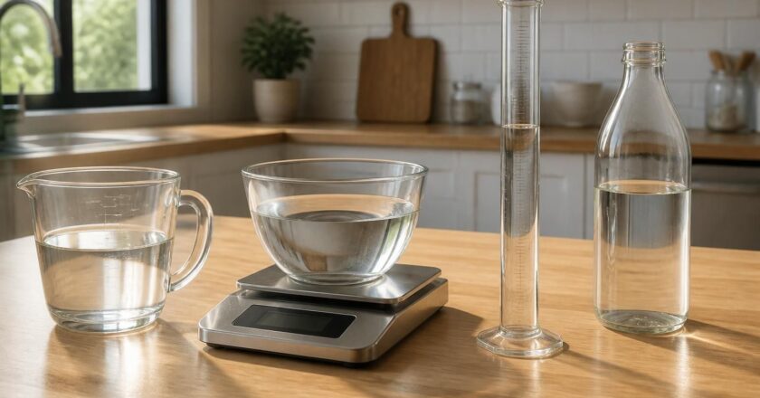 Méthodes précises pour mesurer un demi-litre d’eau