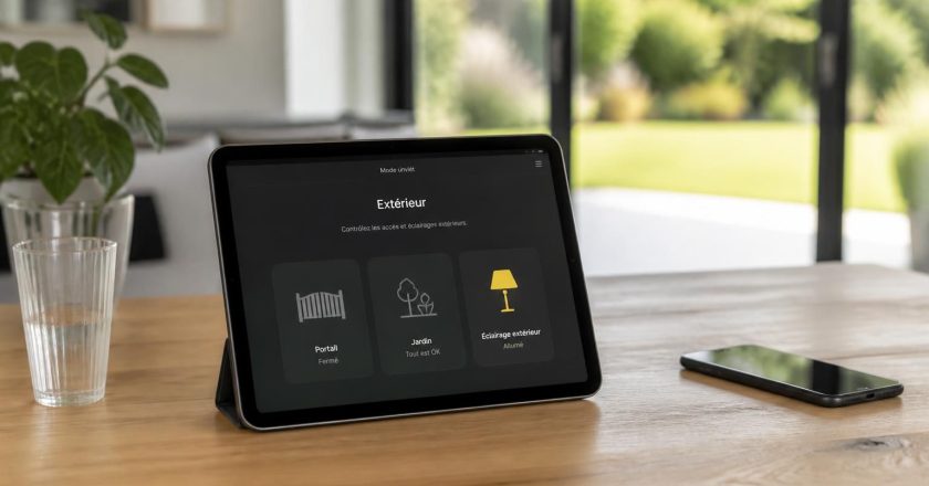 Mode invité : contrôler l’extérieur sans donner tout l’accès sur tablette iPad